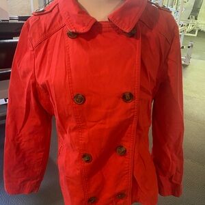 Red Double-Breasted Jacket